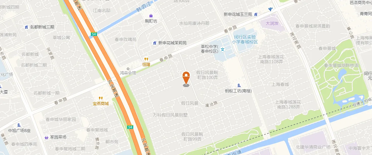 海尔康养（春申万科店）位置地图